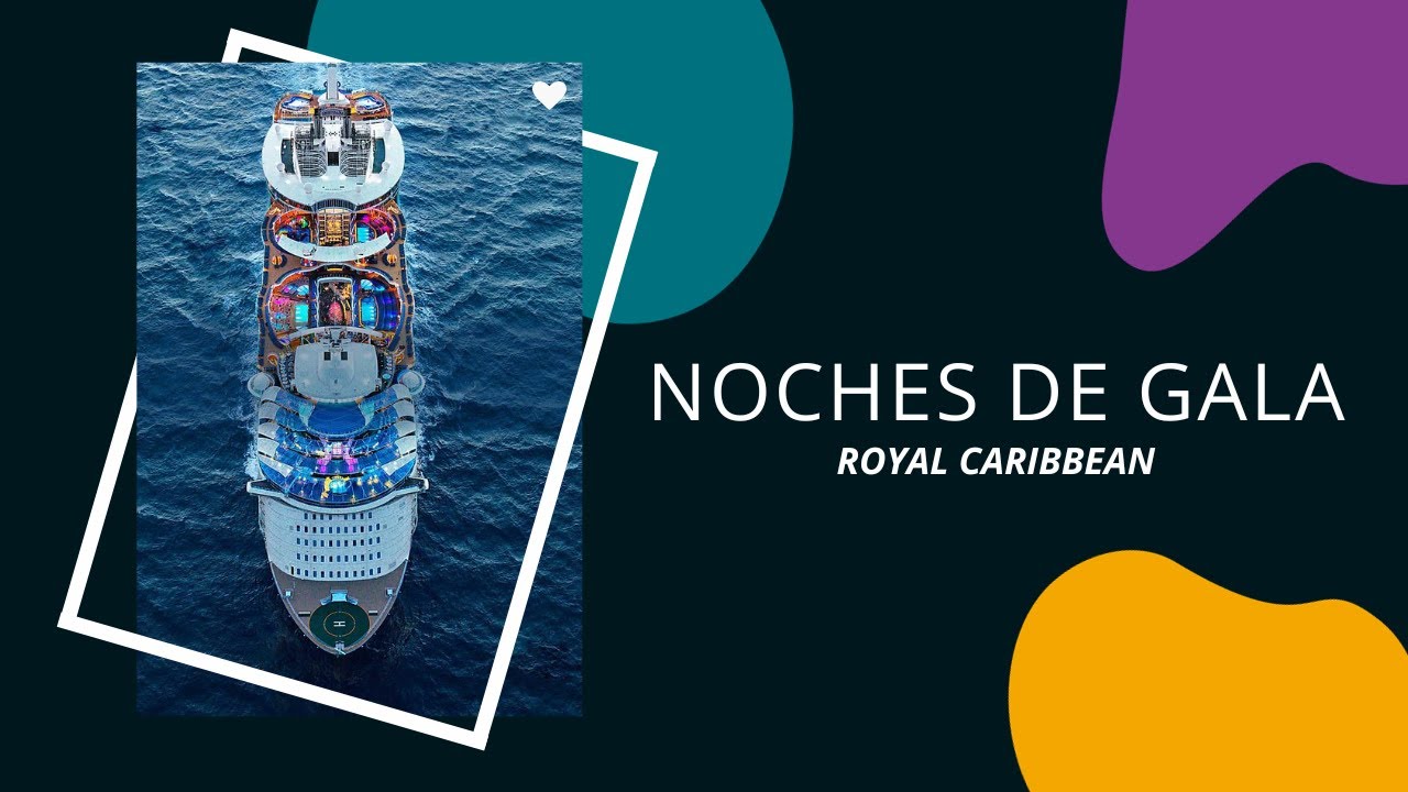 Noche de gala en un crucero
